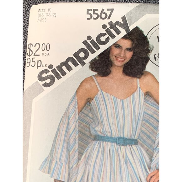 Simplicity Misses Dress Sewing Pattern sz 8 10 12 5567 - uncut - Picture 2 of 4